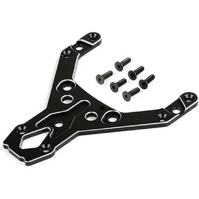 Alloy CNC Front Upper Plate Kit for 1/5 HPI Baja RV KM Rofun 5B 5T 5SC Truck Part (Red)