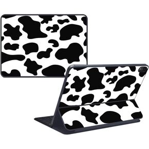 MightySkins Skin Compatible with Apple iPad Pro Smart Keyboard 12.9" (2018) - Cow Print - Protective, Durable and Unique Vinyl Decal wrap Cover - Easy to Apply and Change Styles - Made in The USA