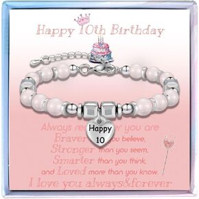 Happy Birthday Bracelet Gifts for 4-16 Year Old Girls Cute Bracelet Gifts for Daughter Granddaughter Niece