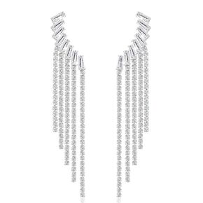 DAZLIME Women Gold Exaggerated Tassel Earrings,Statement Earrings for Women,Simple Tassel Earrings for Women,Fashion Earrings Prom Wedding Bridesmaid Jewelry,Tassel Earrings Are The Perfect Gift