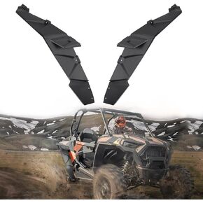 KEMIMOTO XXL Wider Rear Fender Flares Compatible with RZR，XP 1000 Extended Rear Full Mud Guards Against Mud and Dirt 8.5 Inches Compatible with Polaris RZR XP 1000 4 1000 2014-2023