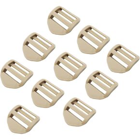 10PCS Plastic Side Release & Ladder Lock Buckles for Straps - 3/4 Inch & 1 Inch Sizes for Backpack