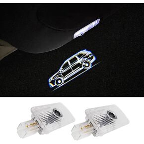 LED Car Door Logo Lights Courtesy Projector Laser Welcome Light Puddle lamp 2 pcs Compatible with Forester Outback Legacy Ascent Car Accessories (02, Forester/Outback)