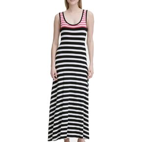 Calvin Klein Women's Stripe Maxi Dress