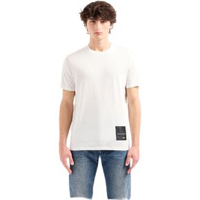 تي شيرت A｜X ARMANI EXCHANGE للرجال ذو مقاس عادي إصدار محدود من Armani Exchange X Mix Mag Patch Logo in Kuwait