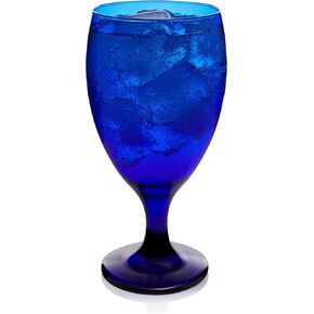 Libbey Premiere Cobalt Wine Glasses, 11.5 ounce, Set of 12