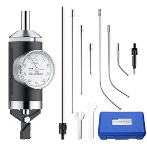 Coaxial Indicator 0-0.15" 0.0005" Dial Test Indicator Co-Ax Dial Gauge Co-Ax Indicator Milling Machine Center Test Dial 3/8''Clamping Mounting Shank for Boring/Milling Machine Test Indicator