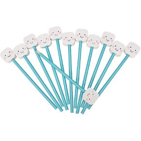 Fun Express - Marshmallow Pencils for Christmas - Stationery - Pencils - Pencils - Printed - Christmas - 12 Pieces