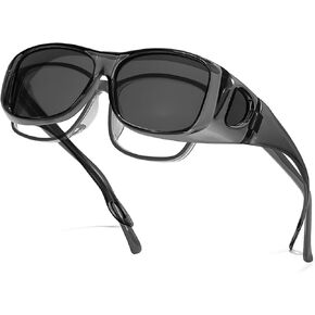 TJUTR Polarized Fit Over Glasses Sunglasses for Women Men Trendy Wrap-around Driving Sun Glasses UV Protection for Outdoors