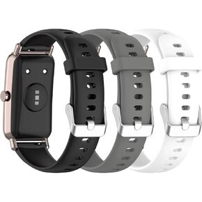 3 Pack Replacement Bands Compatible with HENGTO Fitness Tracker Watch for Kids, Soft Silicone Adjustable Sport Strap Wristband for HENGTO 1.4'' Smartwatch for Kids
