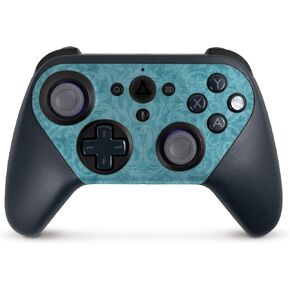MightySkins Skin Compatible with Amazon Luna Controller - Baby Blue Jacquard | Protective, Durable, and Unique Vinyl Decal wrap Cover | Easy to Apply and Change Styles | Made in The USA
