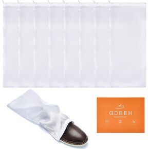 Shoe Dust Bags - 8 Pack Shoe Bags for Travel Satin Fabric with Drawstring Closure,Washable Breathable Cotton Fabric Cloth,for Travel Protecting andStoring Shoes