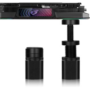 قوس دعم GPU، 8.27 بوصة دعم GPU طويل، دعم بطاقة رسومات الكمبيوتر الشخصي، حامل GPU، حامل GPU Sag Bracket، بطاقة فيديو مضادة للترهل، حامل GPU صغير، حامل GPU صغير لمنع بطاقة الرسومات العالمية - ارتفاع قابل للتعديل
