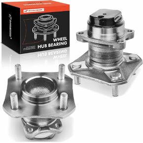 A-Premium 2 x Rear Wheel Bearing and Hub Assembly with 4-Lug Compatible with Nissan Cube 2009-2014, Acura RLX 2014-2020