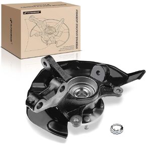 A-Premium Front Steering Knuckle & Wheel Bearing Hub Assembly Compatible with Toyota Highlander 2004-2007, V6 3.3L, FWD, Right Passenger Side, Replace # 43211-58020, 43502-28100