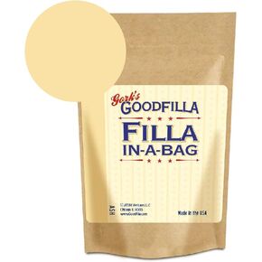 Wood Grain Filler & Putty Powder - Innovative Formula - Filla-in-A-Bag - Neutral - 12 oz by Goodfilla | Repairs, Finishes & Patches | Paintable, Stainable, Sandable & Quick Drying | Zero Waste