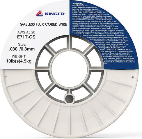 .035 Flux Core Mig Welding Wire, Mild Steel E71T-GS, 2-Pound Spool, Pack of 2 in Saudi Arabia