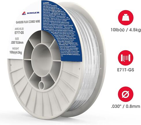 .035 Flux Core Mig Welding Wire, Mild Steel E71T-GS, 2-Pound Spool, Pack of 2 in Saudi Arabia