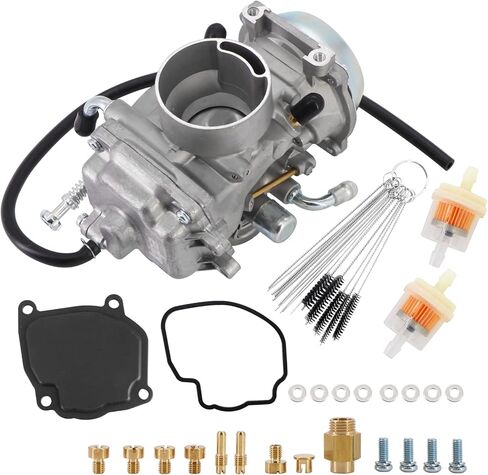 مكربن ​​KIPA لـ Polaris Sportsman 500 Carburetor 4X4 ATV Quad 1996-1998 NON HO، رقم جزء OEM 3130754 3130665، مع فلتر الوقود ومجموعة أدوات تنظيف الأوساخ الكربونية، مستقر ومتين in Saudi Arabia