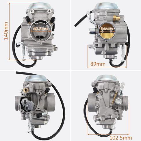 مكربن ​​KIPA لـ Polaris Sportsman 500 Carburetor 4X4 ATV Quad 1996-1998 NON HO، رقم جزء OEM 3130754 3130665، مع فلتر الوقود ومجموعة أدوات تنظيف الأوساخ الكربونية، مستقر ومتين in Saudi Arabia
