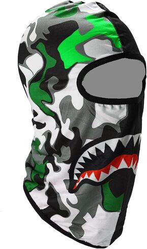 GCBALACLAVA Shark Mouth Camo Trending Balaclava ski mask UV winter Ski Masks Wind Proof Winter Premium Yeat Shiesty Mask in Saudi Arabia