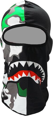 GCBALACLAVA Shark Mouth Camo Trending Balaclava ski mask UV winter Ski Masks Wind Proof Winter Premium Yeat Shiesty Mask in Saudi Arabia