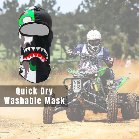 GCBALACLAVA Shark Mouth Camo Trending Balaclava ski mask UV winter Ski Masks Wind Proof Winter Premium Yeat Shiesty Mask in Saudi Arabia
