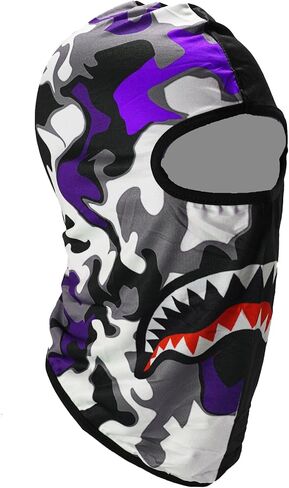 GCBALACLAVA Shark Mouth Camo Trending Balaclava ski mask UV winter Ski Masks Wind Proof Winter Premium Yeat Shiesty Mask in Saudi Arabia