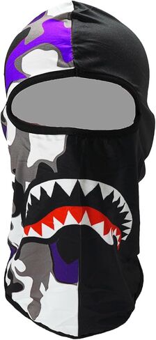 GCBALACLAVA Shark Mouth Camo Trending Balaclava ski mask UV winter Ski Masks Wind Proof Winter Premium Yeat Shiesty Mask in Saudi Arabia