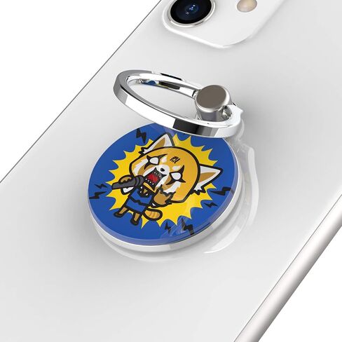 iFace x Sanrio Licensed Series Universal Smartphone Ring Holder Accessory - Cute Stick-On Phone Attachment for iPhone, Samsung Galaxy, etc. - Gudetama (Face) in Saudi Arabia
