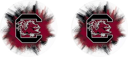 Ohio State University Color Splash 2.75 x 2.75 Ceramic Car Coasters Pack of 2 in Saudi Arabia