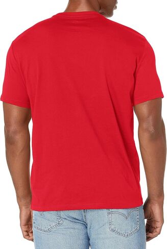 A｜X ARMANI EXCHANGE Men's Regular Fit Crew Neck Cotton Jersey Ax Block Letter Tee in Saudi Arabia