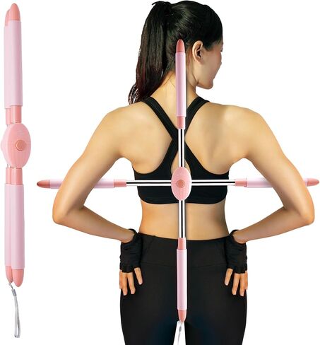 Back Straightener Posture Corrector Device - Hunchback Corrector with Carry Bag for Easy Portability - Comfort-Padded Yoga Stick - Posture Corrector for Men, Women, and Kids. in Saudi Arabia