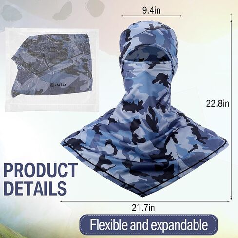 Balaclava Summer Full Face Mask for Sun Protection Breathable Motorcycle Hood Helmet Liners Windproof Long Neck Cover in Saudi Arabia
