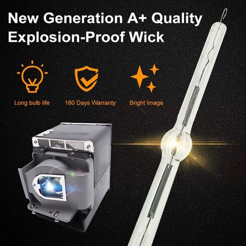 A+ Quality VLT-HC7800LP Replacement Projector Lamp Bulb with Housing VLT-HC7800LP Compatible with Mitsubishi HC7800D HC7900DW HC8000D-BL in Saudi Arabia