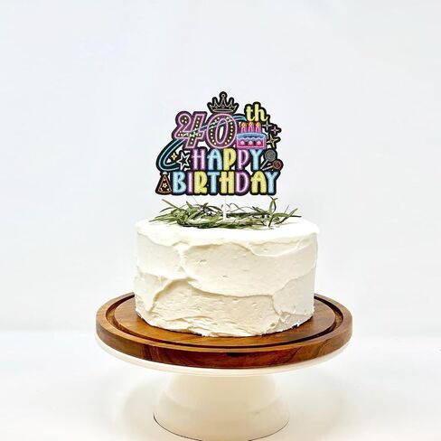 Glow Neon Happy 9th Birthday Cake Topper,Let Glow 9th Years Old Cake Decor,Colorful Glowing 9th Birthday Party Decorations in Saudi Arabia