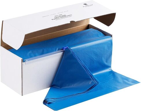 Goodluck 54 Inch X 300 Feet Plastic Table Cloths with Cutter Box, Disposable Table Cloths for Parties, Tablecloth Plastic for Party, Banquet, Wedding, Birthday, Anniversary Decorations, White in Saudi Arabia