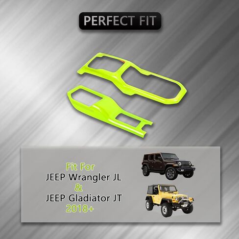 JeCar Center Console Gear Shift Cup Holder Panel Cover Trim Fit for 2018-2024 Jeep Wrangler JL JLU Gladiator JT Carbon Fiber Interior Accessories in Saudi Arabia