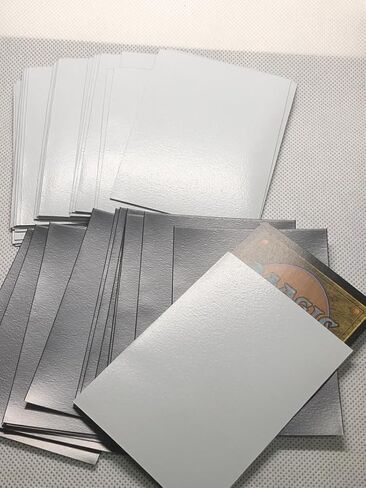 أكمام بطاقات غير لامعة من Whiteblack لـ MTG، 600 قطعة من أكمام البطاقات القياسية الملائمة تمامًا لبطاقات التداول الرياضية وبطاقات البيسبول TCG Magic، حامي البطاقة للصور الصغيرة، خلط قوي ولطيف in Kuwait