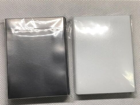 أكمام بطاقات غير لامعة من Whiteblack لـ MTG، 600 قطعة من أكمام البطاقات القياسية الملائمة تمامًا لبطاقات التداول الرياضية وبطاقات البيسبول TCG Magic، حامي البطاقة للصور الصغيرة، خلط قوي ولطيف in Kuwait
