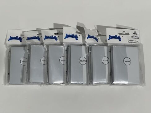 أكمام بطاقات غير لامعة من Whiteblack لـ MTG، 600 قطعة من أكمام البطاقات القياسية الملائمة تمامًا لبطاقات التداول الرياضية وبطاقات البيسبول TCG Magic، حامي البطاقة للصور الصغيرة، خلط قوي ولطيف in Kuwait