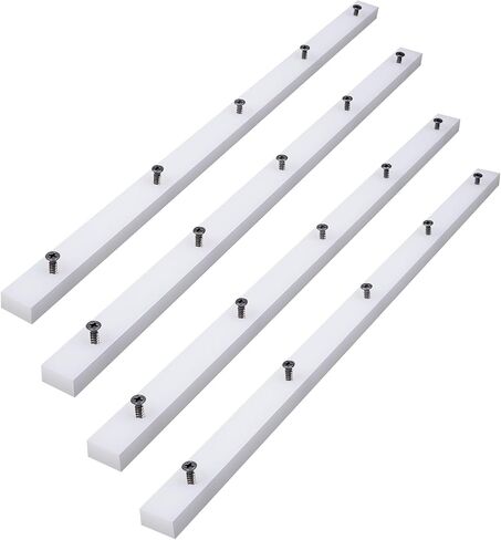 Table Saw Crosscut Sled Kit with 2 UHMW Miter Bars 2 Aluminum Tracks 1 Knob and 1 Bolt along, Predrilled holes and 20 screws included For Jigs Fixtures or Miter Slots (6) in Saudi Arabia