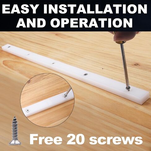 Table Saw Crosscut Sled Kit with 2 UHMW Miter Bars 2 Aluminum Tracks 1 Knob and 1 Bolt along, Predrilled holes and 20 screws included For Jigs Fixtures or Miter Slots (6) in Saudi Arabia