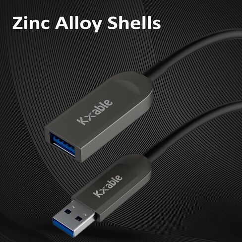 كابل تمديد USB 3.0 بطول 15 قدمًا، سلك موسع من النوع A ذكر إلى أنثى، مجدول من النايلون، نقل بيانات بسرعة 5 جيجابت في الثانية، متوافق مع كاميرا الويب، الكاميرا، محور USB، لوحة المفاتيح، الماوس، محرك الأقراص المحمول، القرص الصلب in Kuwait
