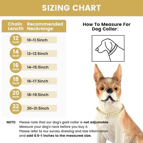 Dog Chain Collar,BOZILY Diamond Cuban Collar Walking Metal Chain Collar with Design Secure Buckle,Pet Cuban Link Dog Collar Jewelry Accessories for Small Medium Large Dogs Cats (8in, Rose Gold) in Saudi Arabia