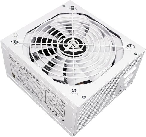 Apevia ATX-PR600W-WH Prestige 600W 80+ Gold معتمد، متوافق مع RoHS، مزود طاقة نشط للألعاب PFC ATX باللون الأبيض in Kuwait