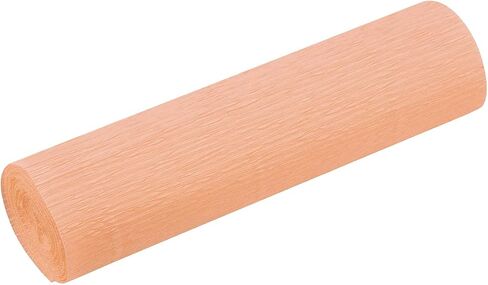 MECCANIXITY Crepe Paper Roll Crepe Paper Decoration 8.2ft Long 5.9 Inch Wide for Wedding Ceremony Various Large Festivals Decoration, Apricot Color in Saudi Arabia