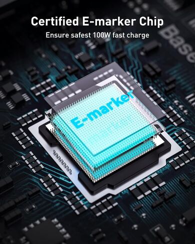 كابل Baseus USB C، (6.6 قدم، 2 حزمة)، 100 واط PD 5A QC 4.0 شحن سريع كابل USB C إلى USB C، كابل مجدول من النايلون من النوع C متوافق مع Galaxy S23 S22، iPhone 15/15 Pro/15 Plus/15 Pro Max، ماك بوك برو in Kuwait