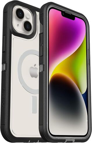 حافظة بدون شاشة من سلسلة OtterBox Defender XT مع Magsafe لهاتف iPhone 14 Plus (NOT 14/Pro/Pro Max) عبوة غير مخصصة للبيع بالتجزئة - أسود in Kuwait