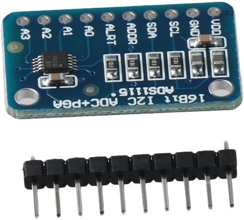 وحدة ADC 3 قطعة 4 قناة عالية الدقة 16 بايت ADS1115 وحدة I2C IIC لوحة تطوير ملحوم مسبقًا وحدة لوحة تطوير ADC in Kuwait